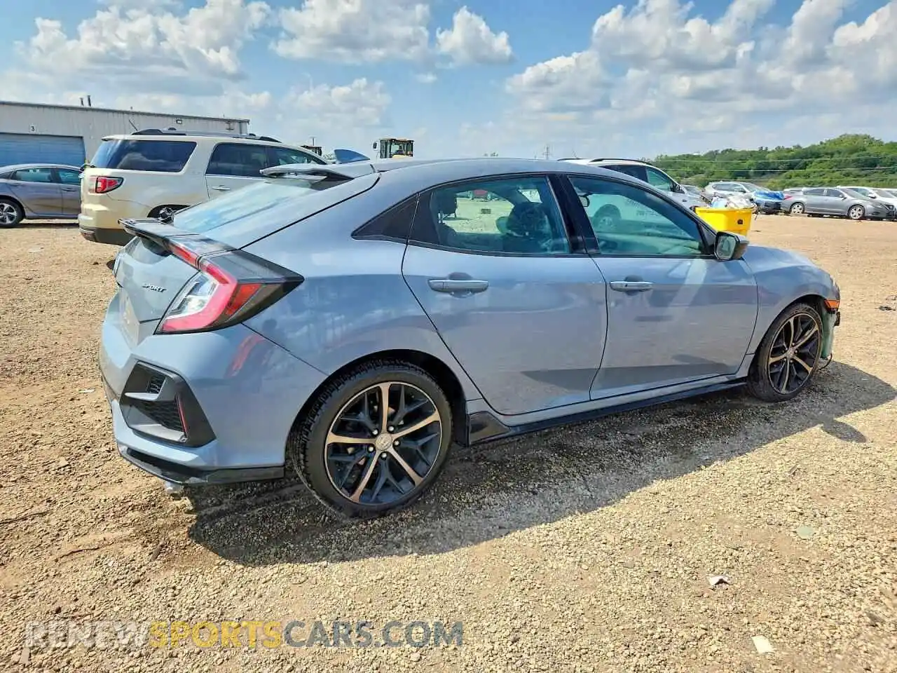 3 Photograph of a damaged car SHHFK7H45MU229302 HONDA CIVIC 2021