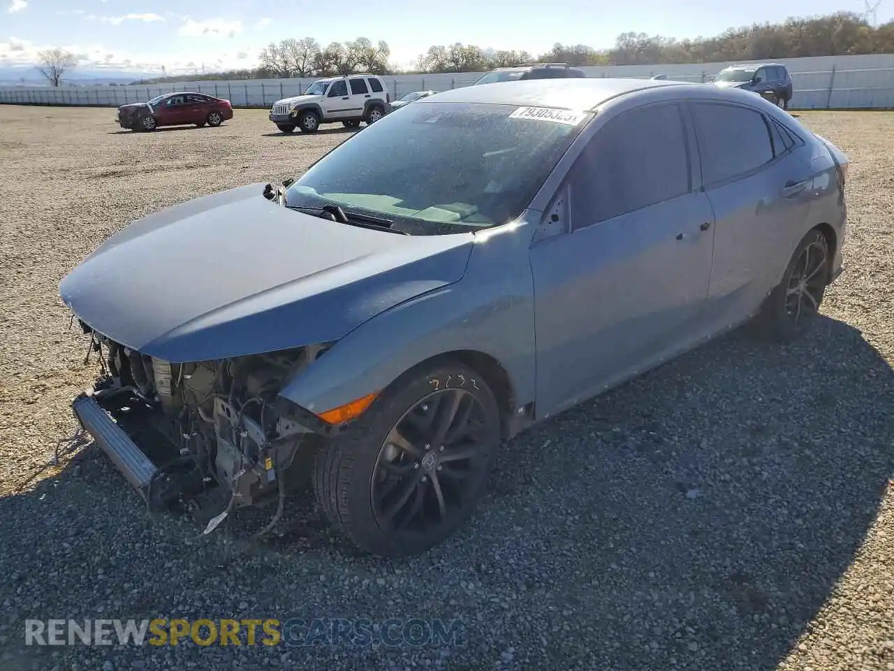 1 Photograph of a damaged car SHHFK7H45MU400940 HONDA CIVIC 2021