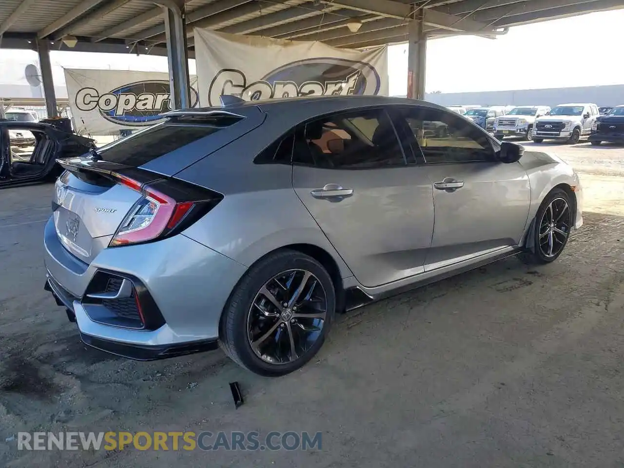 3 fotografías del automóvil dañado SHHFK7H45MU409010 HONDA CIVIC 2021