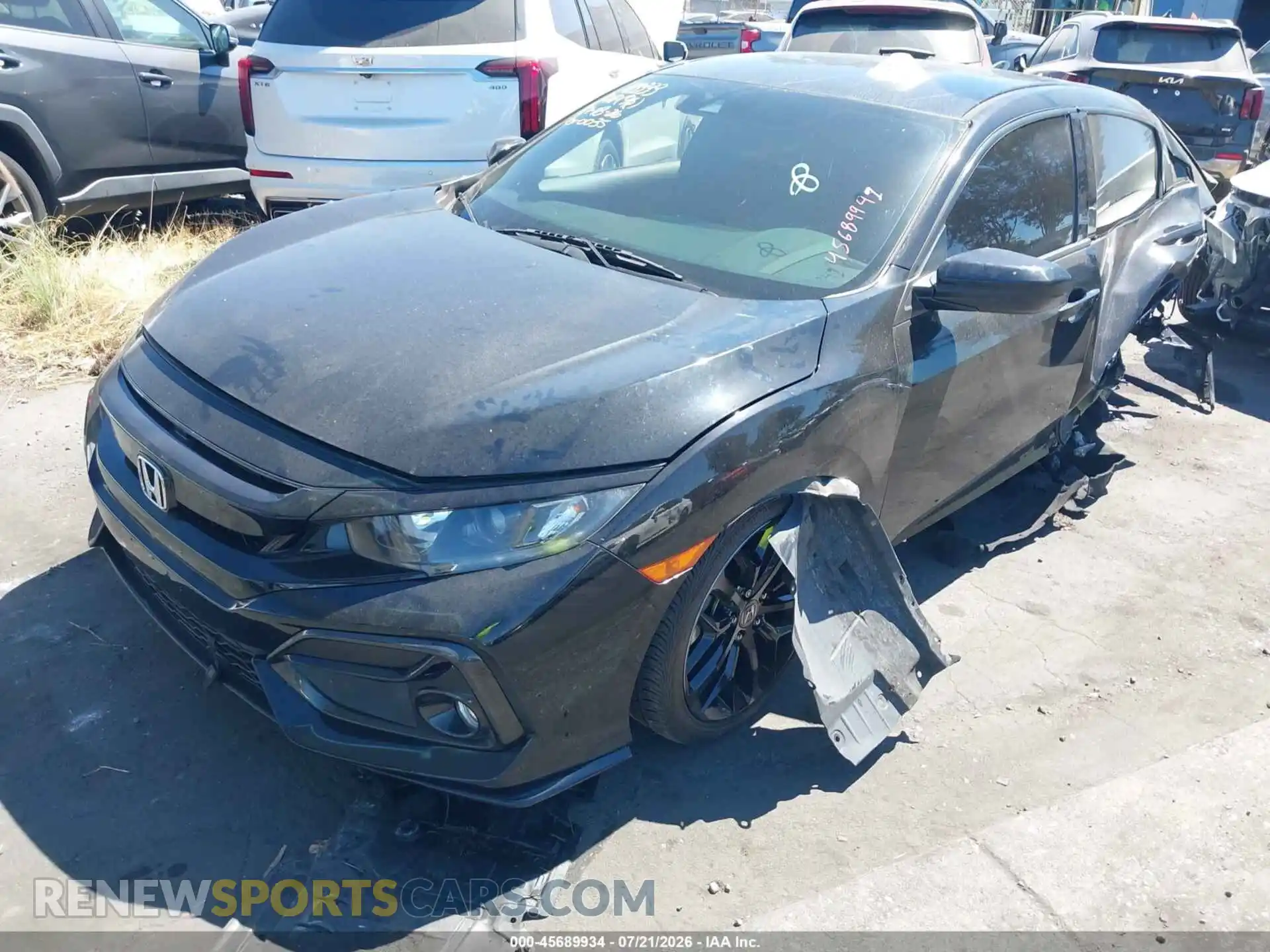 2 Photograph of a damaged car SHHFK7H45MU412988 HONDA CIVIC 2021