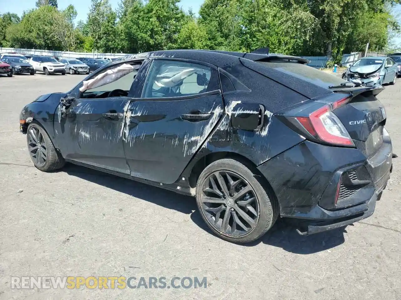 2 Photograph of a damaged car SHHFK7H45MU414353 HONDA CIVIC 2021