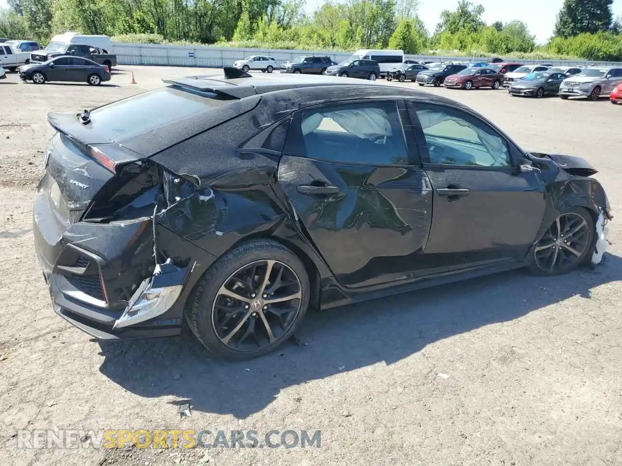 3 Photograph of a damaged car SHHFK7H45MU414353 HONDA CIVIC 2021