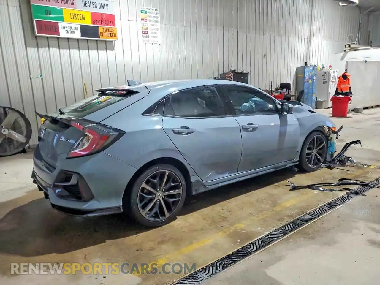 3 Photograph of a damaged car SHHFK7H45MU415244 HONDA CIVIC 2021