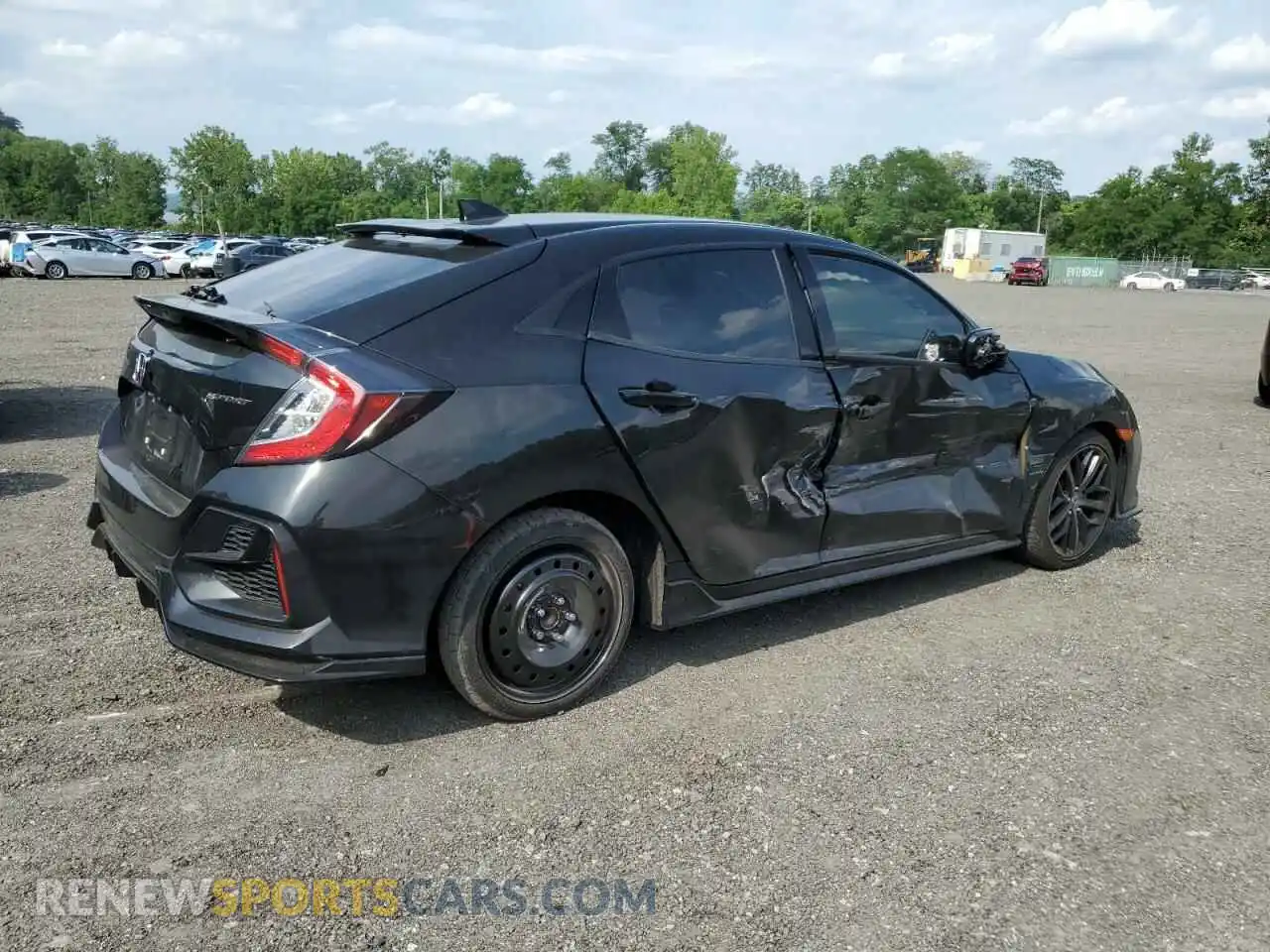 3 Photograph of a damaged car SHHFK7H45MU416104 HONDA CIVIC 2021