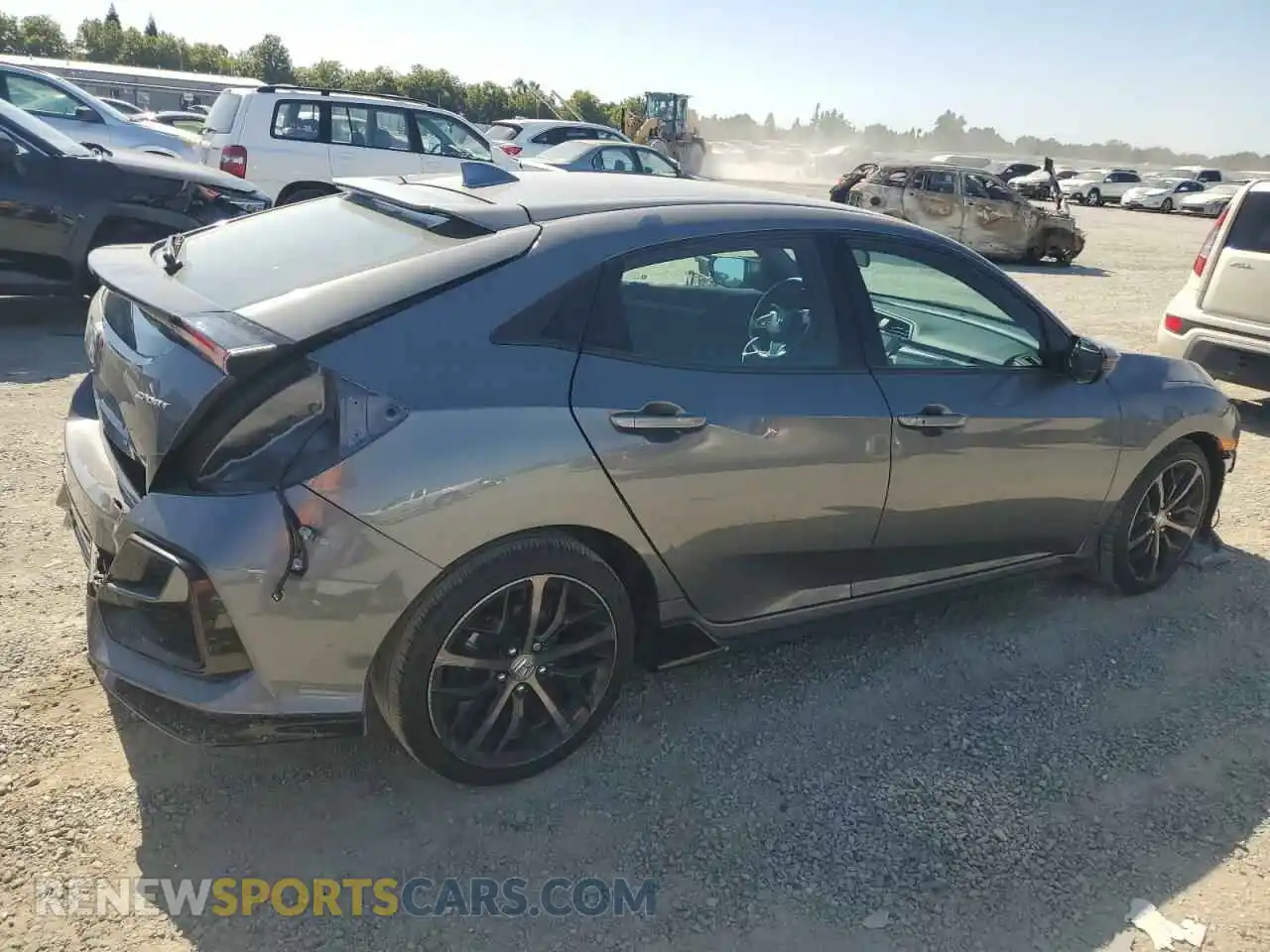 3 Photograph of a damaged car SHHFK7H45MU423523 HONDA CIVIC 2021