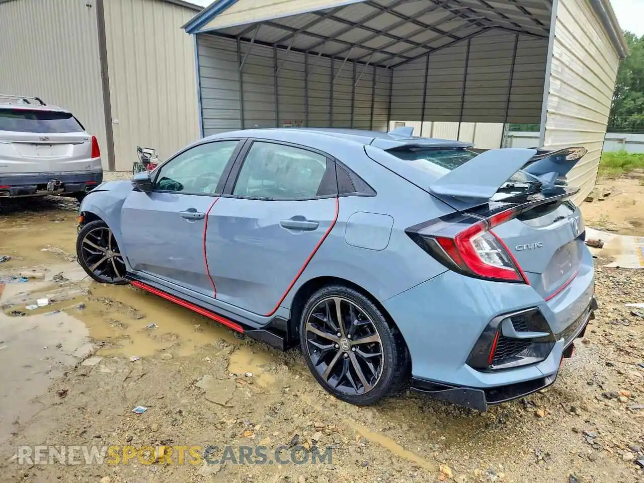 2 Фотография поврежденного автомобиля SHHFK7H46MU405631 HONDA CIVIC 2021