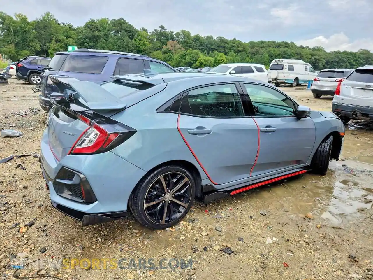 3 Фотография поврежденного автомобиля SHHFK7H46MU405631 HONDA CIVIC 2021