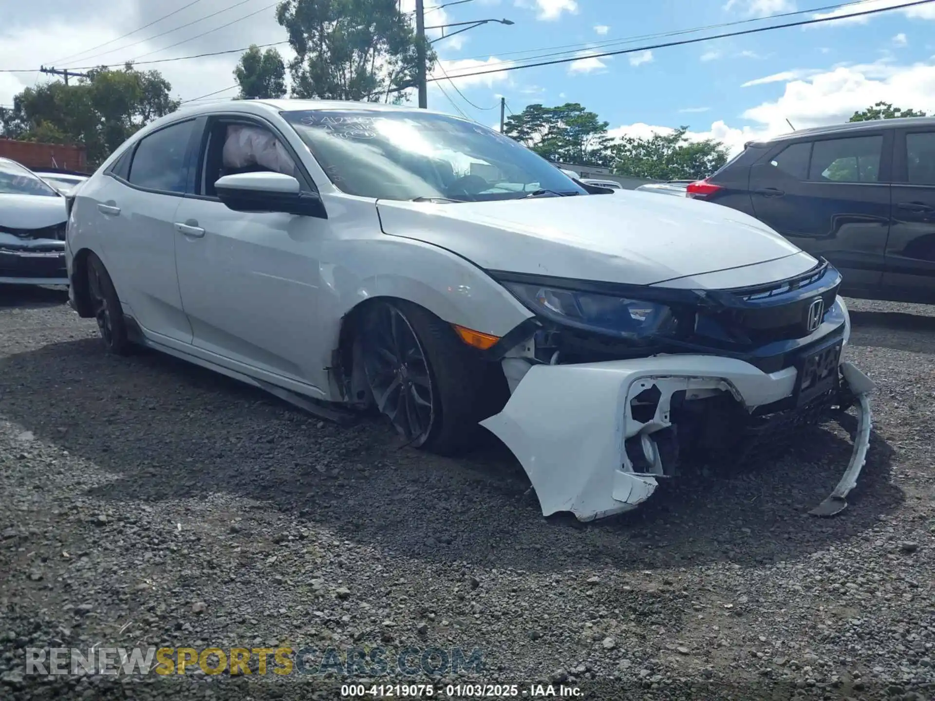 1 Photograph of a damaged car SHHFK7H47MU200741 HONDA CIVIC 2021
