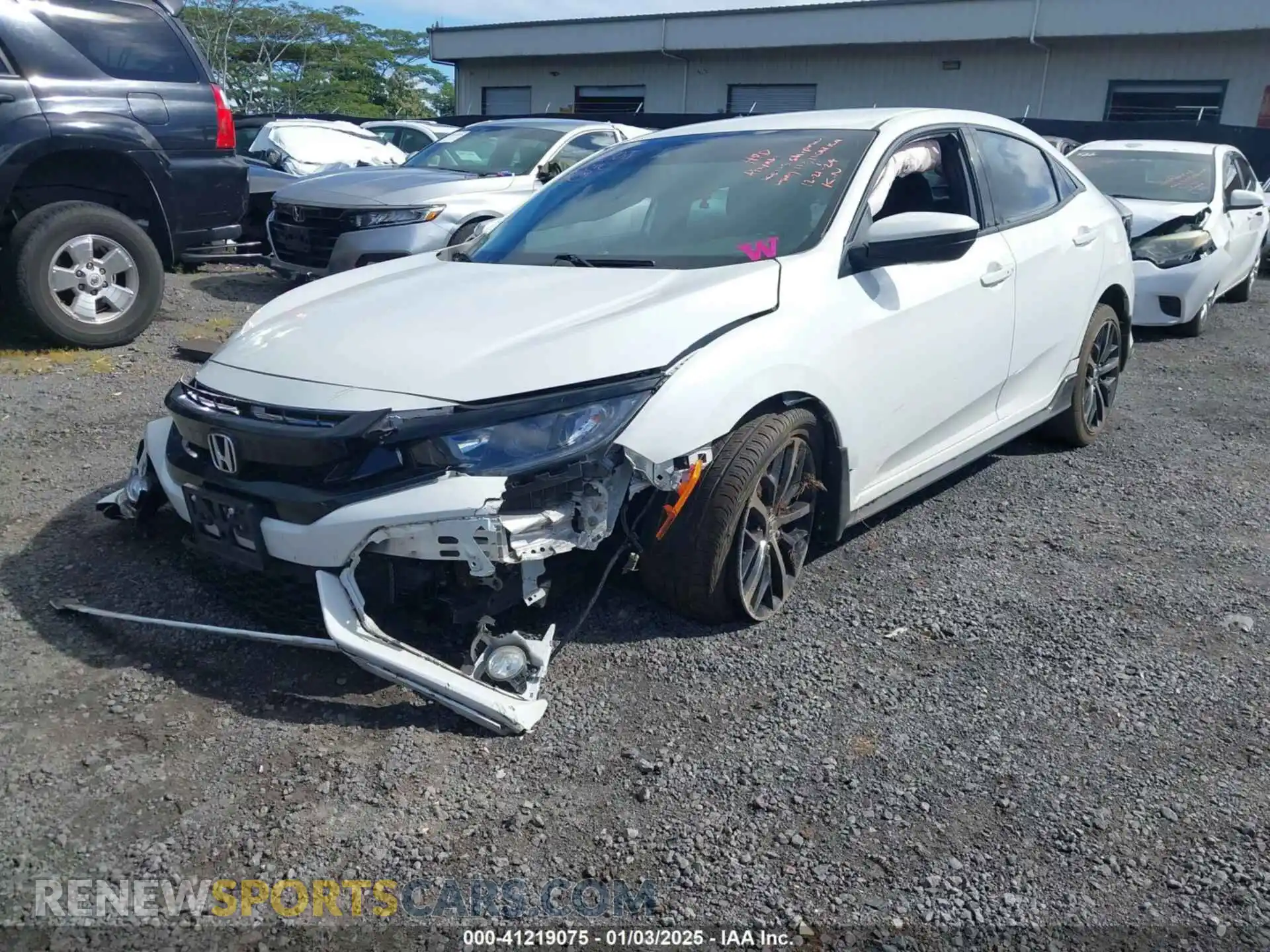 2 Photograph of a damaged car SHHFK7H47MU200741 HONDA CIVIC 2021