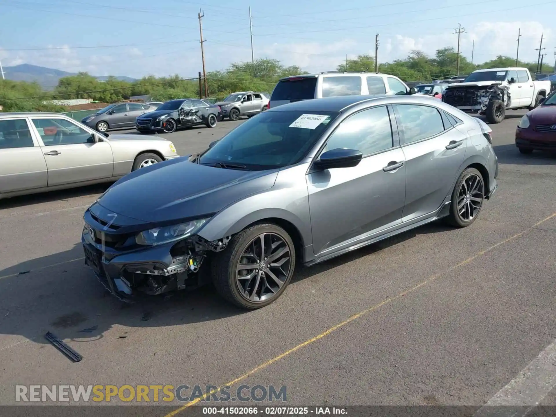 2 Photograph of a damaged car SHHFK7H47MU210265 HONDA CIVIC 2021