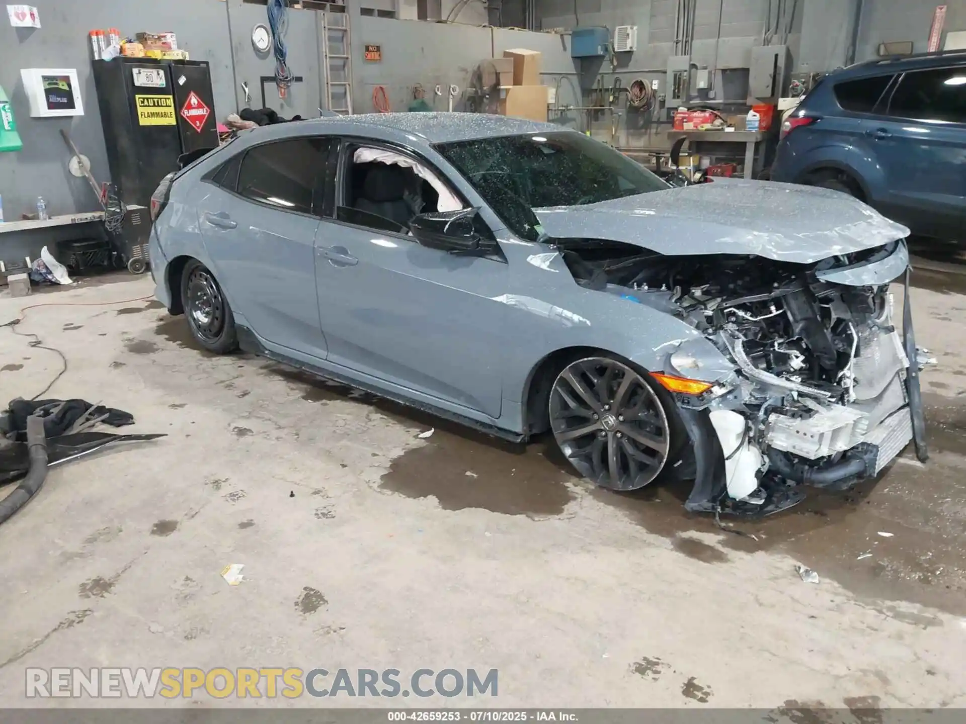 1 Photograph of a damaged car SHHFK7H47MU214512 HONDA CIVIC 2021