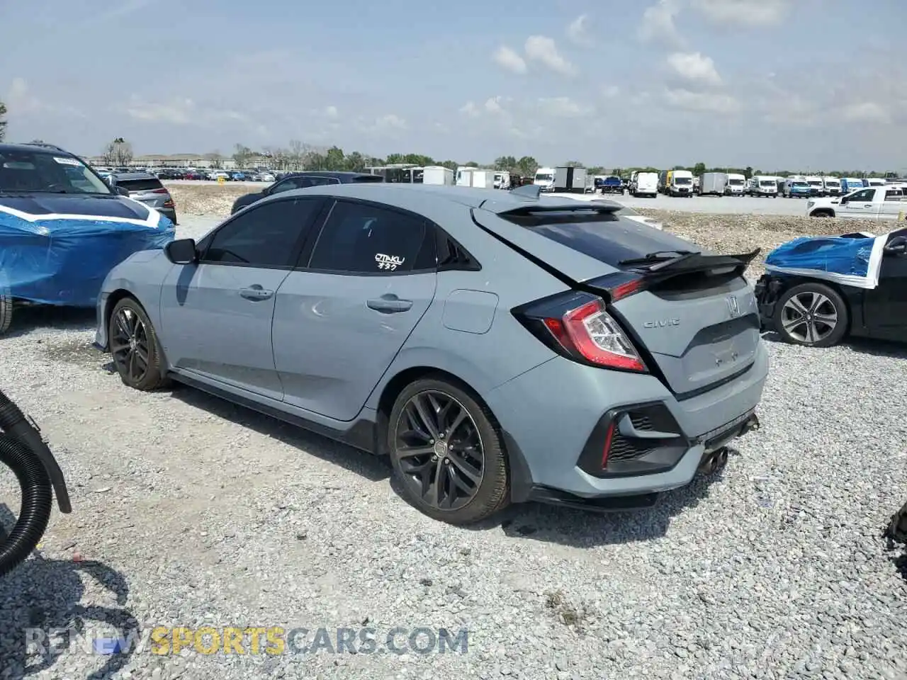 2 Photograph of a damaged car SHHFK7H47MU228247 HONDA CIVIC 2021