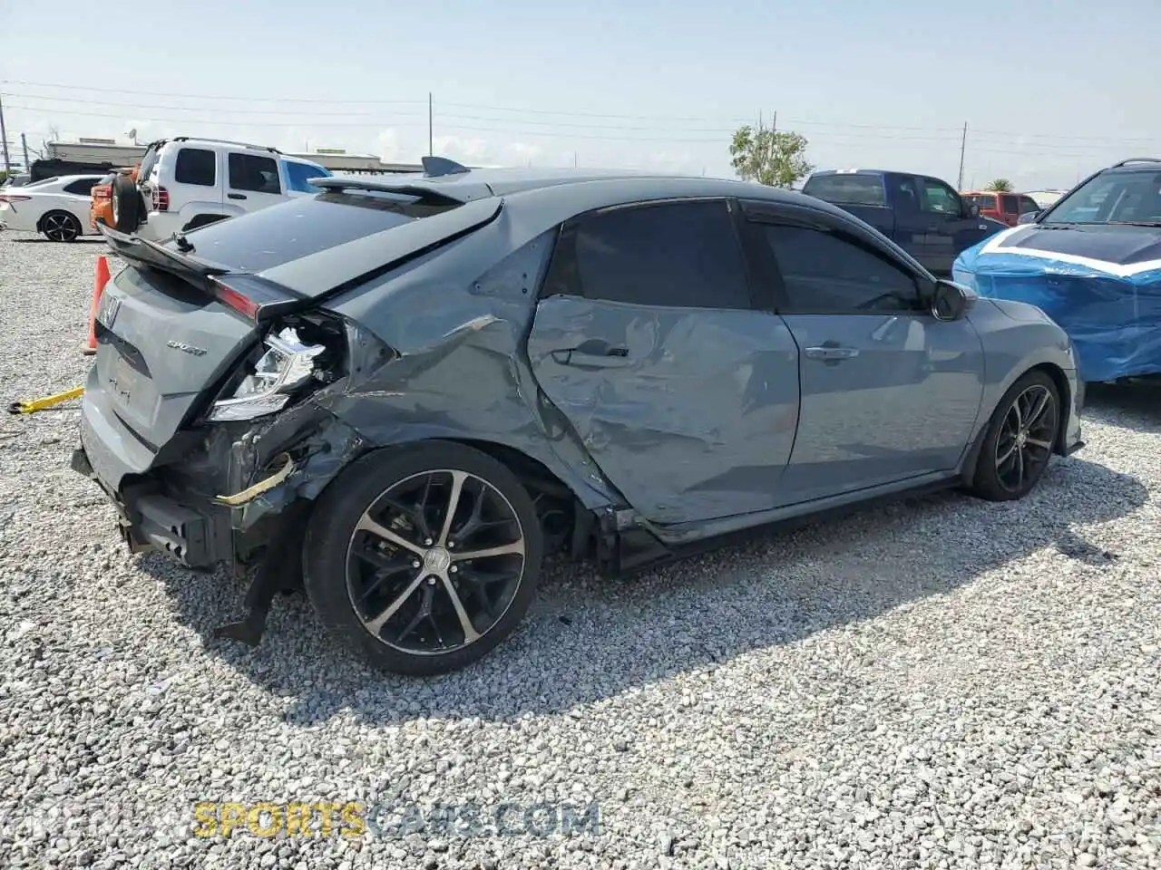 3 Photograph of a damaged car SHHFK7H47MU228247 HONDA CIVIC 2021