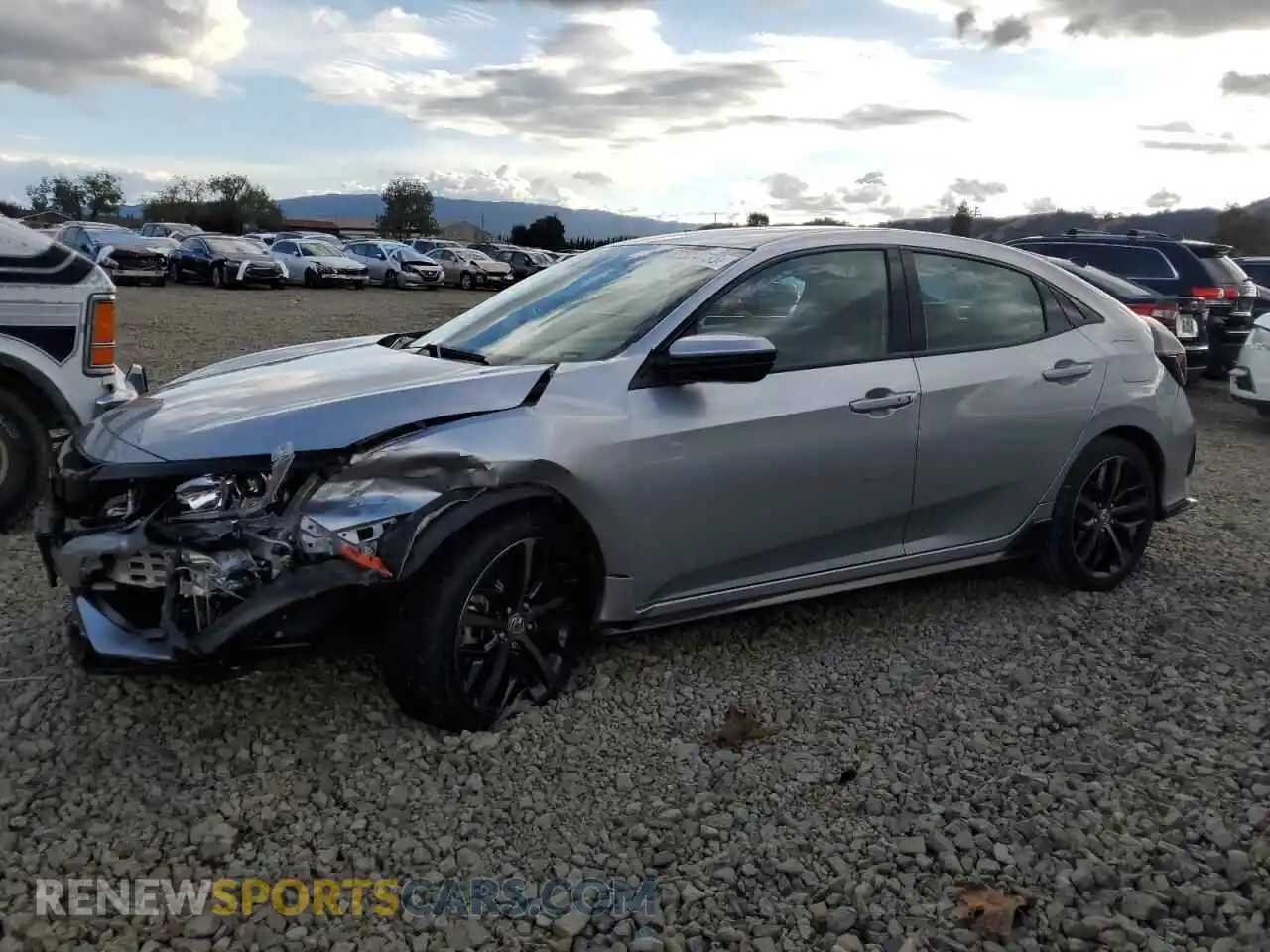 1 Photograph of a damaged car SHHFK7H47MU417061 HONDA CIVIC 2021
