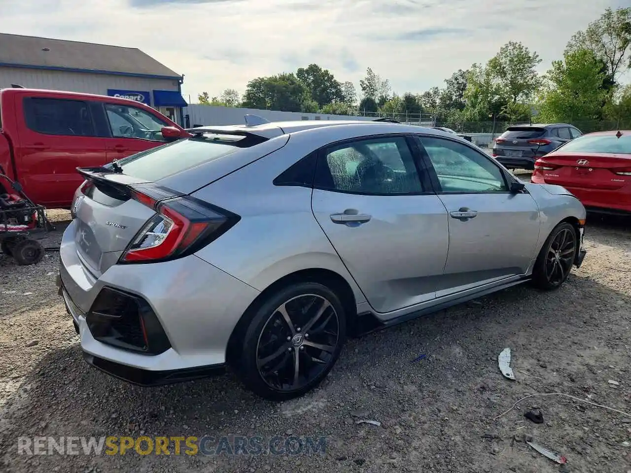 3 Photograph of a damaged car SHHFK7H47MU422860 HONDA CIVIC 2021