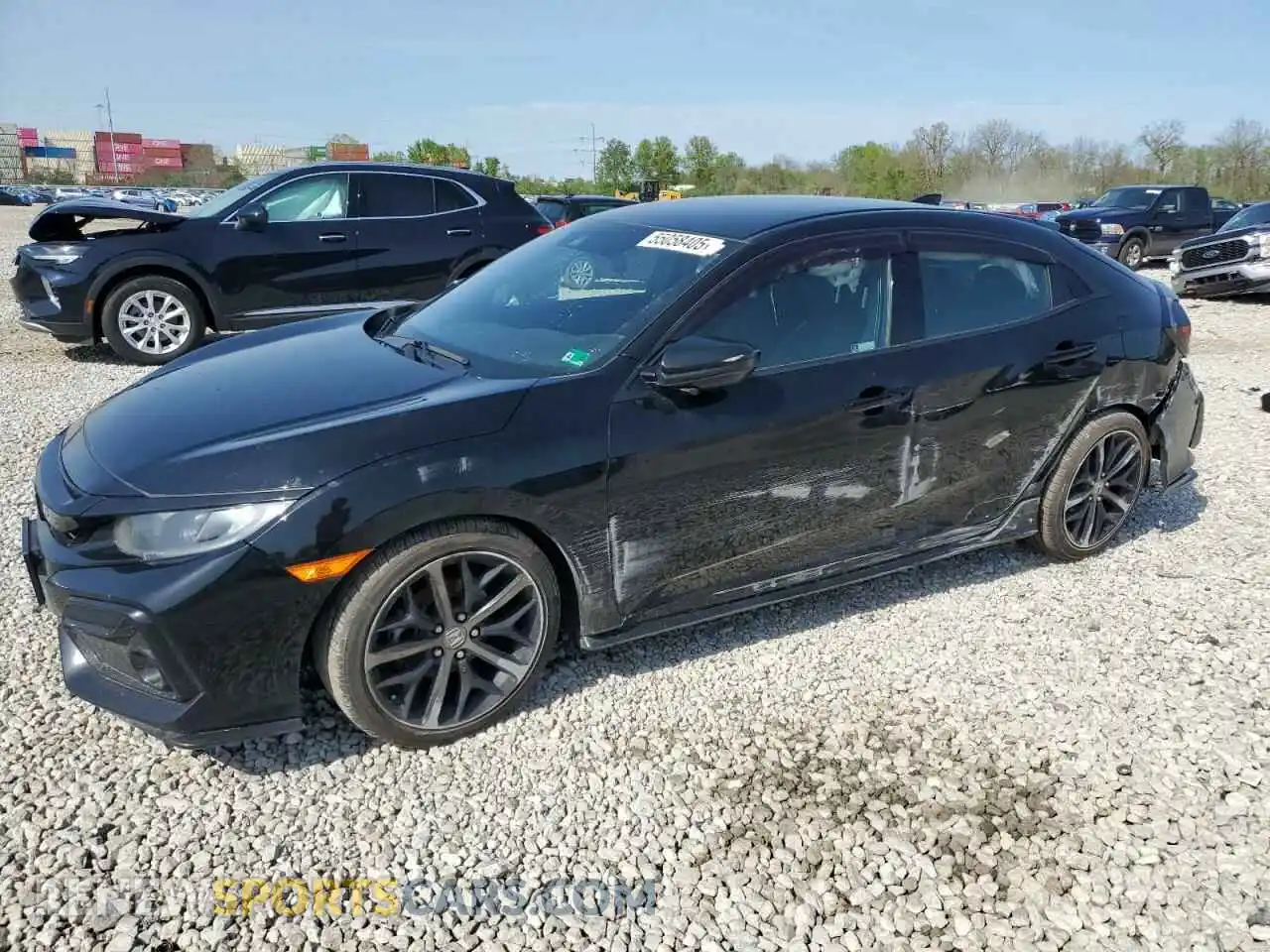 1 Photograph of a damaged car SHHFK7H48MU217645 HONDA CIVIC 2021