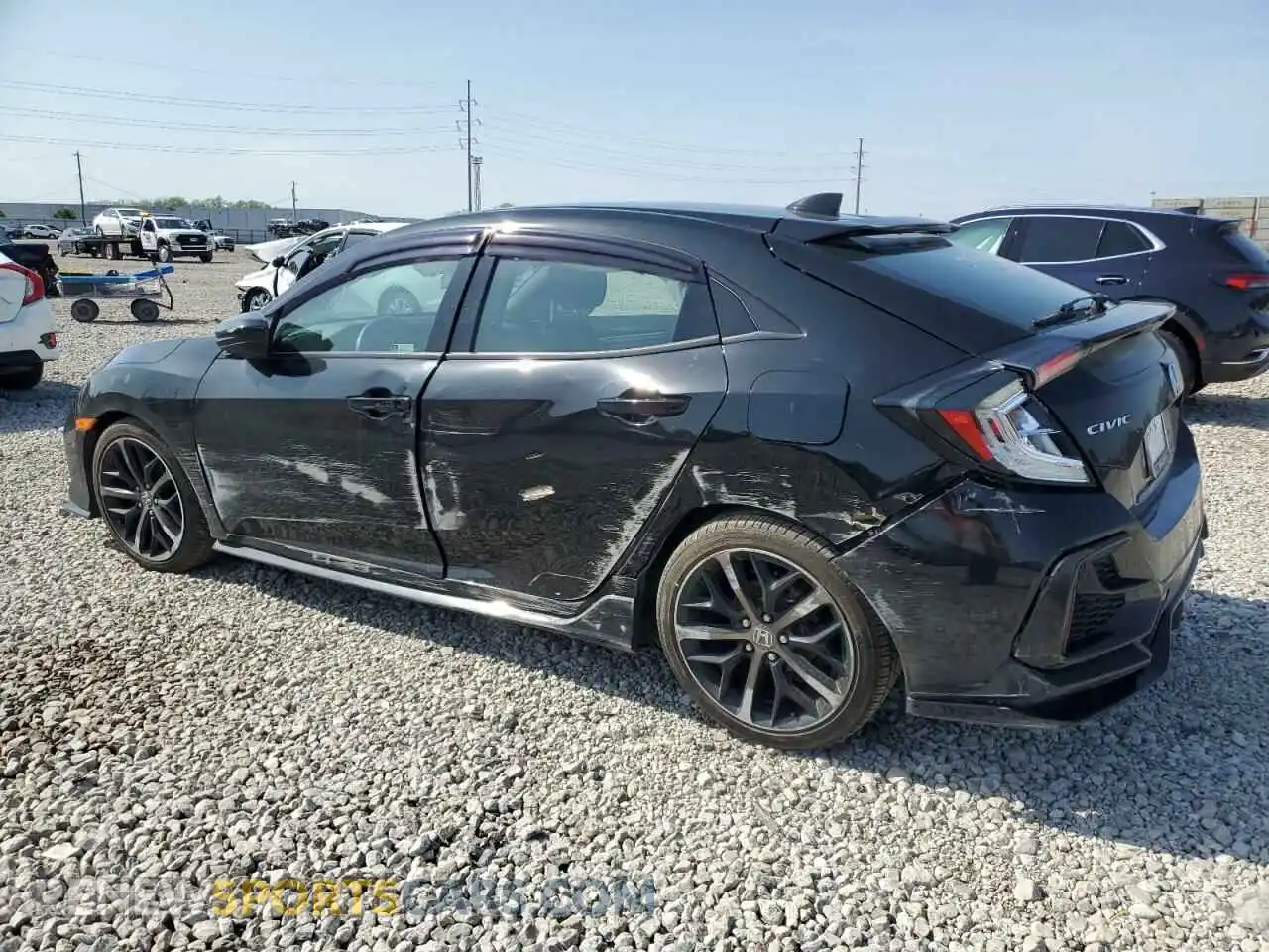 2 Photograph of a damaged car SHHFK7H48MU217645 HONDA CIVIC 2021