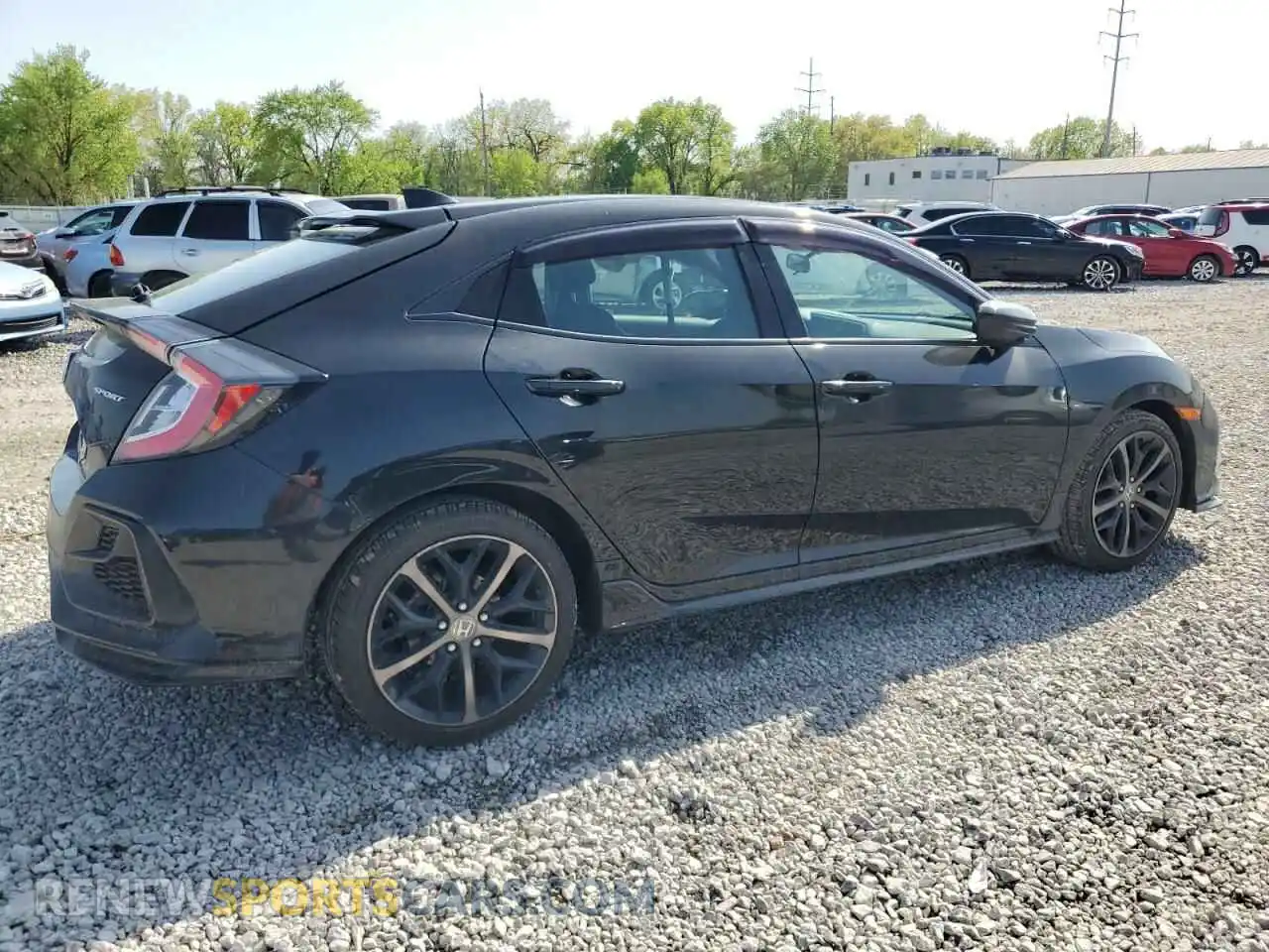 3 Photograph of a damaged car SHHFK7H48MU217645 HONDA CIVIC 2021