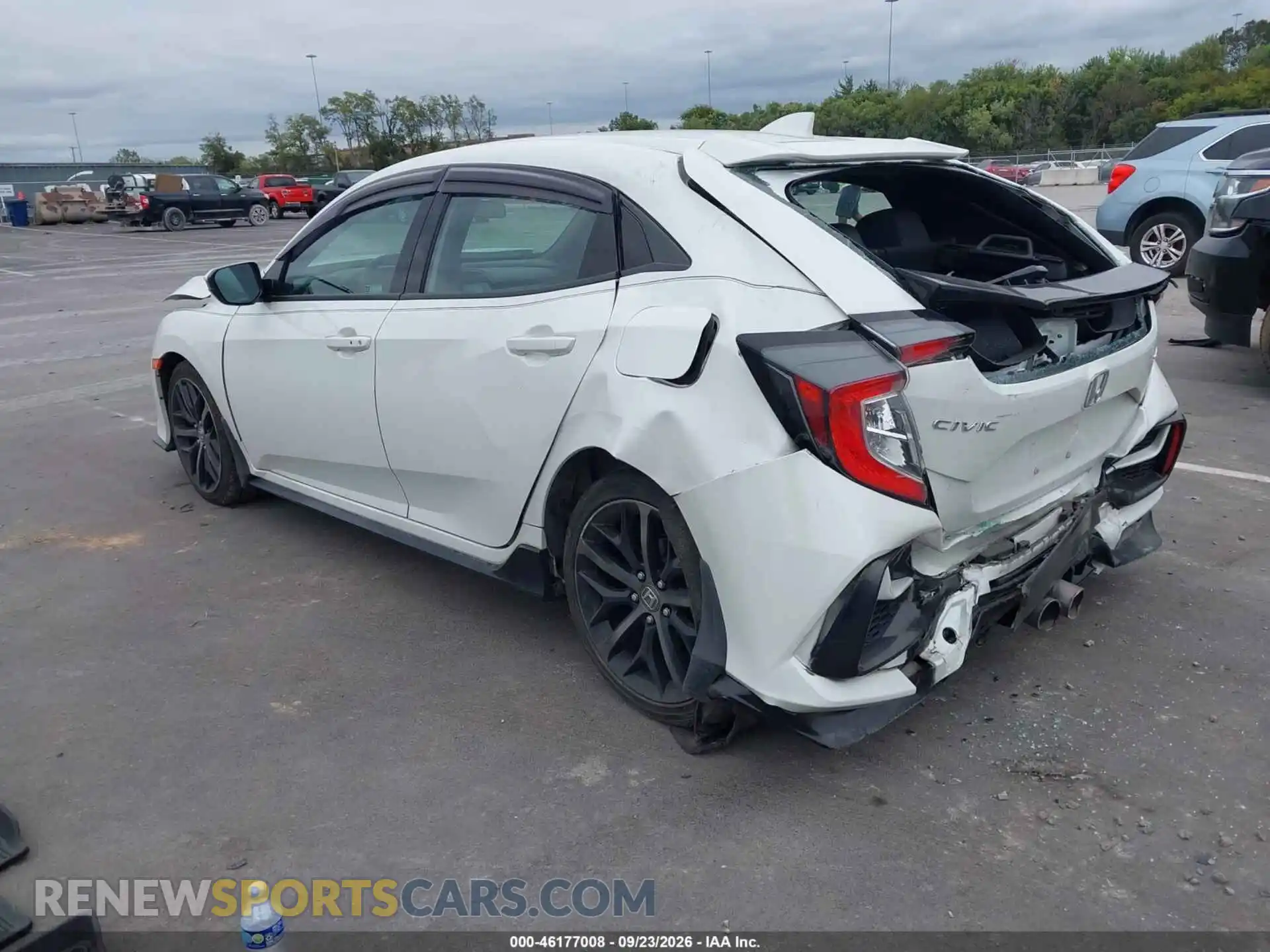 3 Photograph of a damaged car SHHFK7H48MU223946 HONDA CIVIC 2021