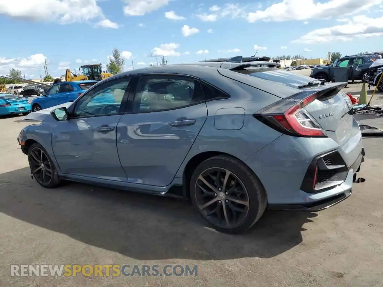 2 Photograph of a damaged car SHHFK7H48MU230198 HONDA CIVIC 2021