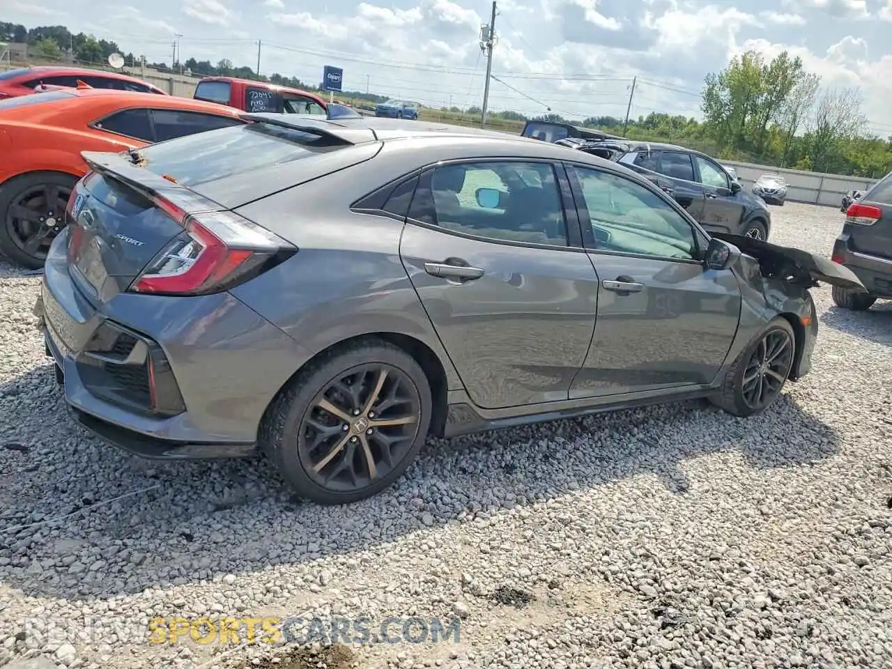 3 Photograph of a damaged car SHHFK7H48MU404562 HONDA CIVIC 2021