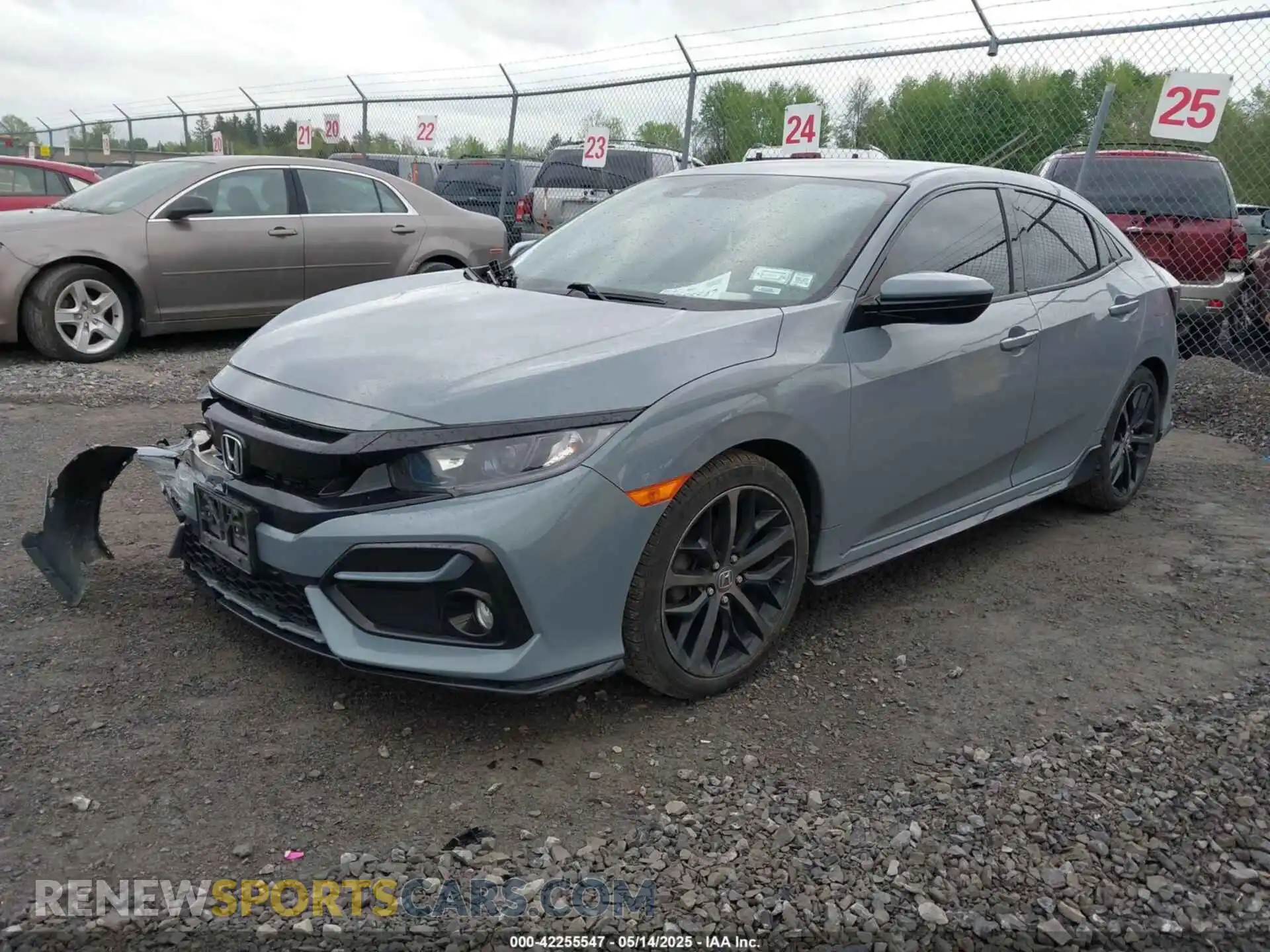 2 Photograph of a damaged car SHHFK7H48MU405453 HONDA CIVIC 2021
