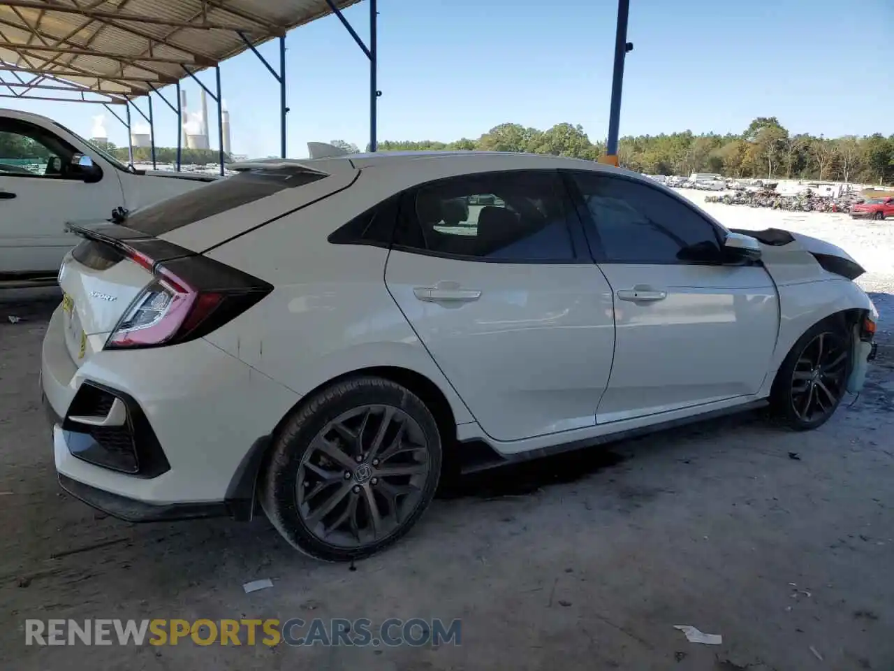 3 Photograph of a damaged car SHHFK7H48MU407137 HONDA CIVIC 2021