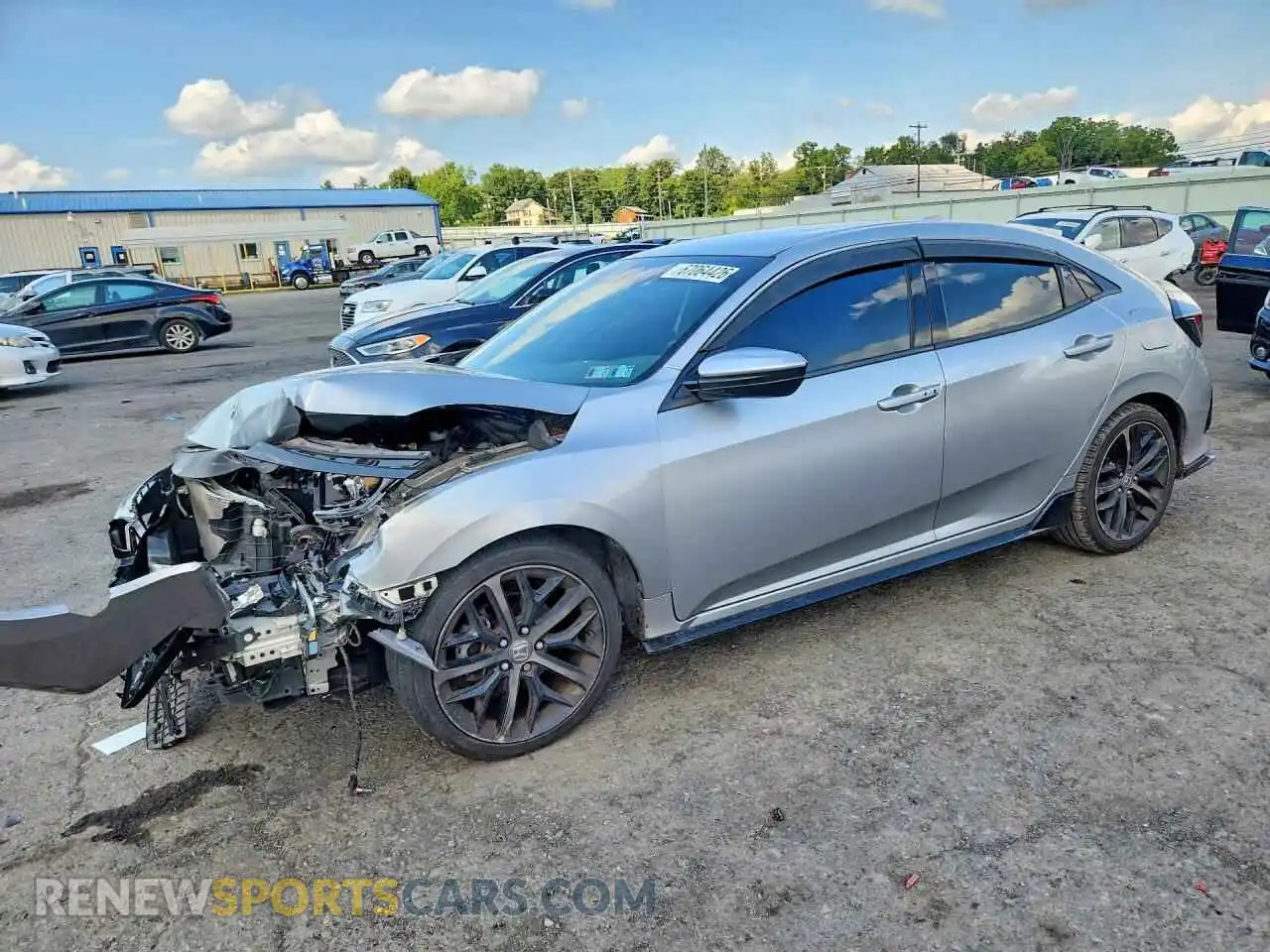 1 Photograph of a damaged car SHHFK7H48MU416730 HONDA CIVIC 2021
