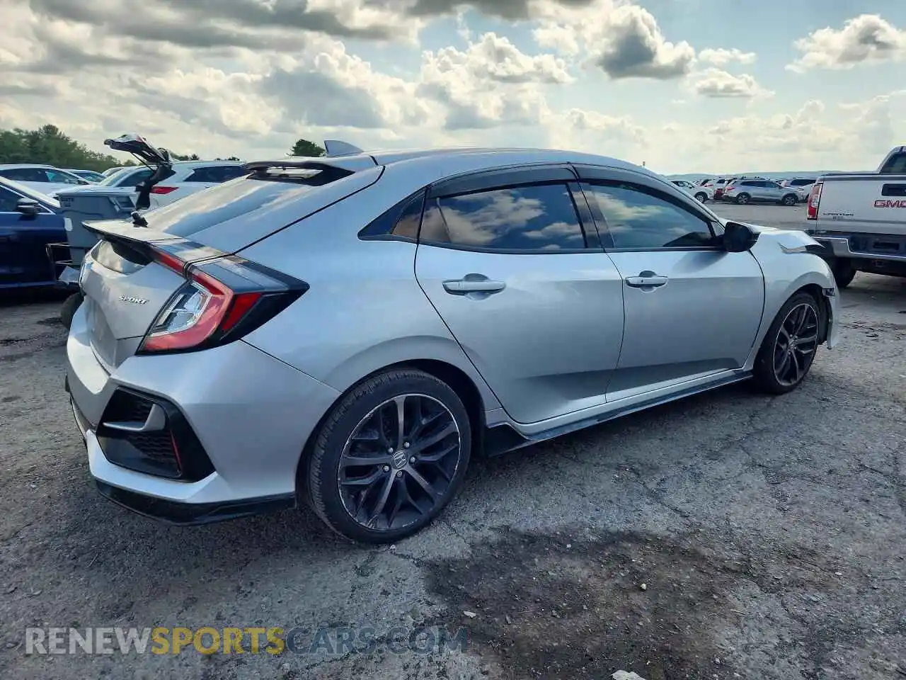 3 Photograph of a damaged car SHHFK7H48MU416730 HONDA CIVIC 2021