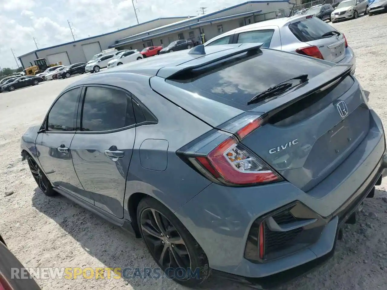 2 Photograph of a damaged car SHHFK7H49MU209151 HONDA CIVIC 2021