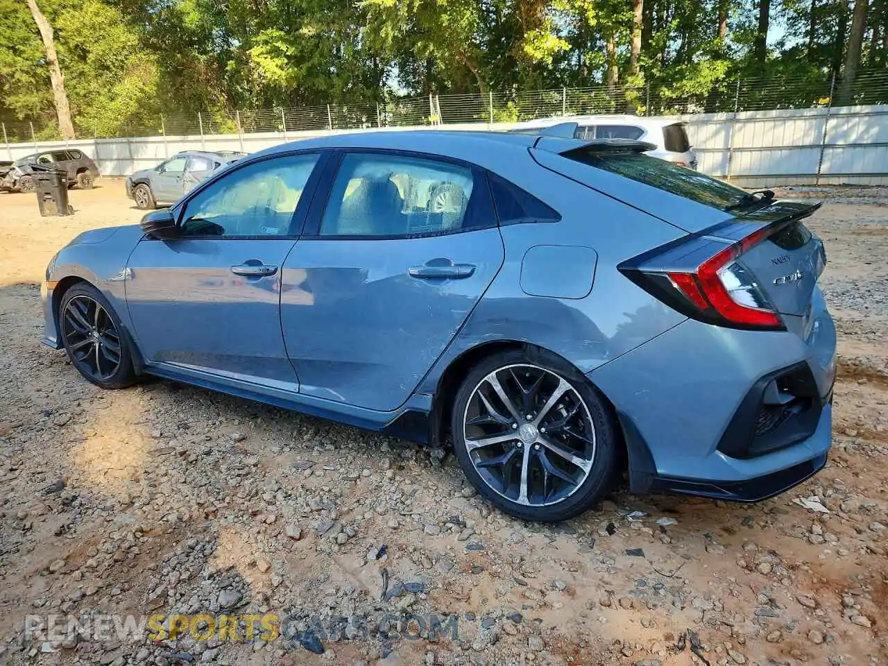 2 fotografías del automóvil dañado SHHFK7H49MU229805 HONDA CIVIC 2021