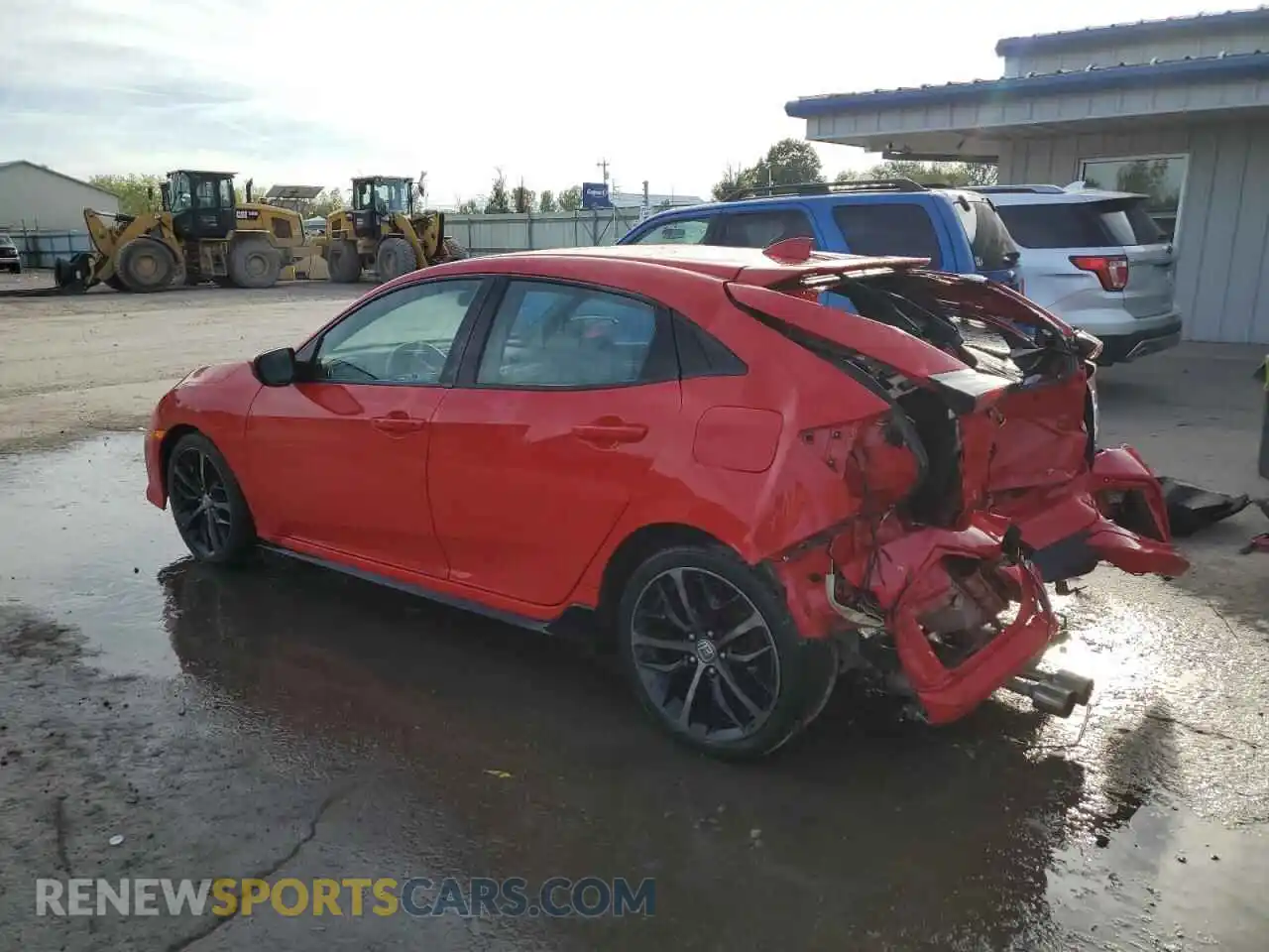 2 Фотография поврежденного автомобиля SHHFK7H49MU400441 HONDA CIVIC 2021