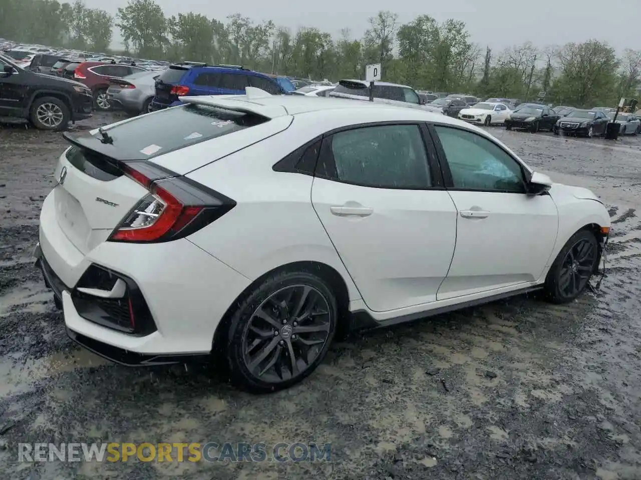 3 Photograph of a damaged car SHHFK7H49MU401573 HONDA CIVIC 2021