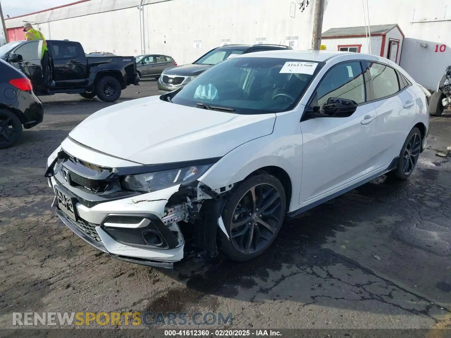 2 Photograph of a damaged car SHHFK7H49MU411360 HONDA CIVIC 2021