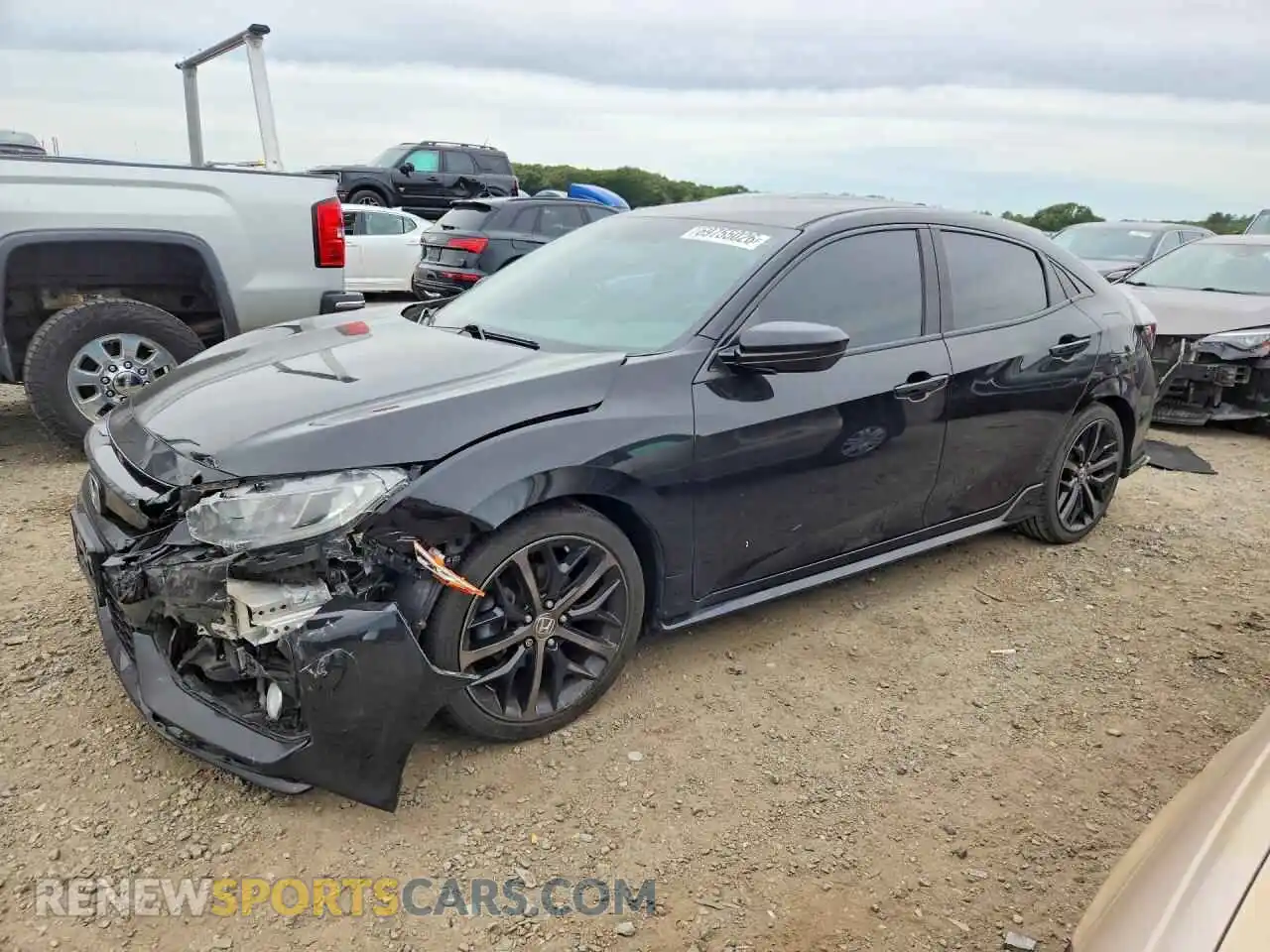 1 Photograph of a damaged car SHHFK7H49MU417207 HONDA CIVIC 2021
