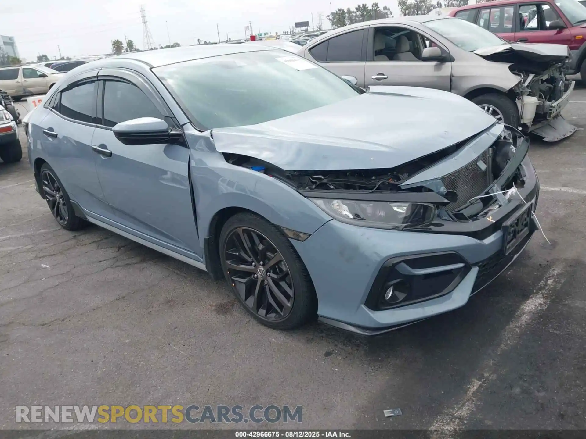 1 Photograph of a damaged car SHHFK7H49MU423931 HONDA CIVIC 2021