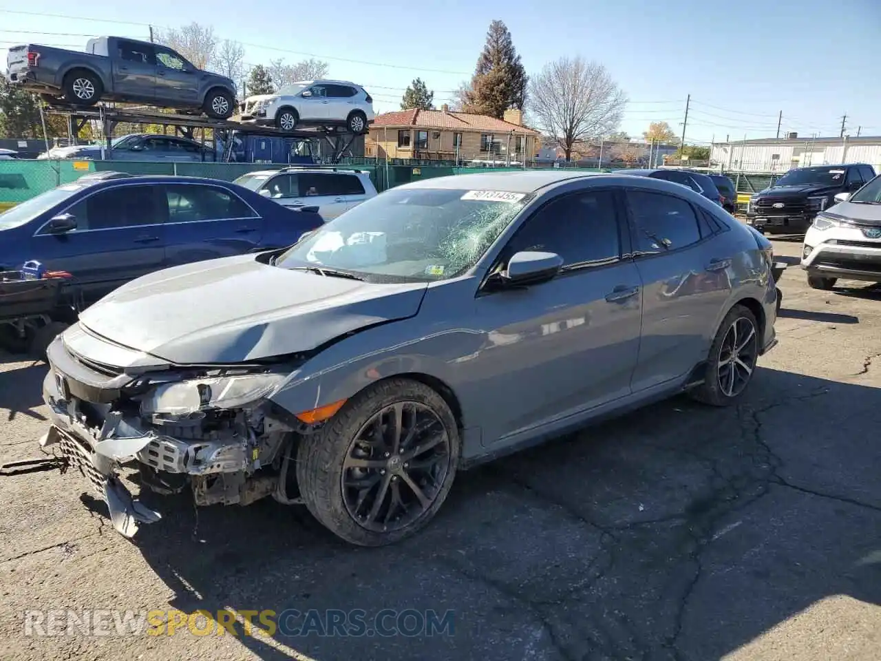 1 Photograph of a damaged car SHHFK7H4XMU201947 HONDA CIVIC 2021