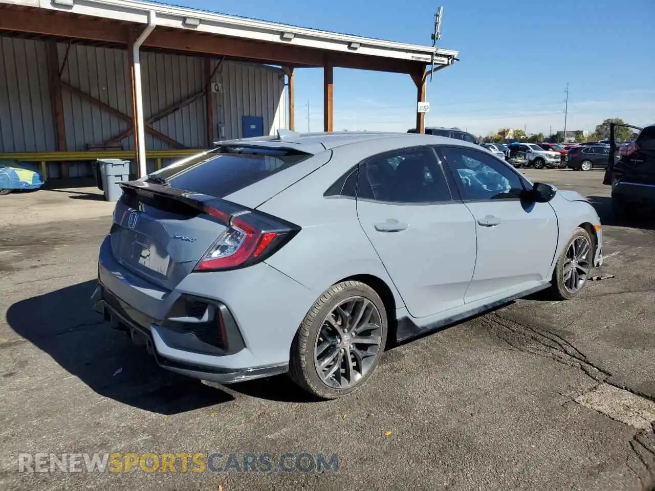 3 Photograph of a damaged car SHHFK7H4XMU201947 HONDA CIVIC 2021