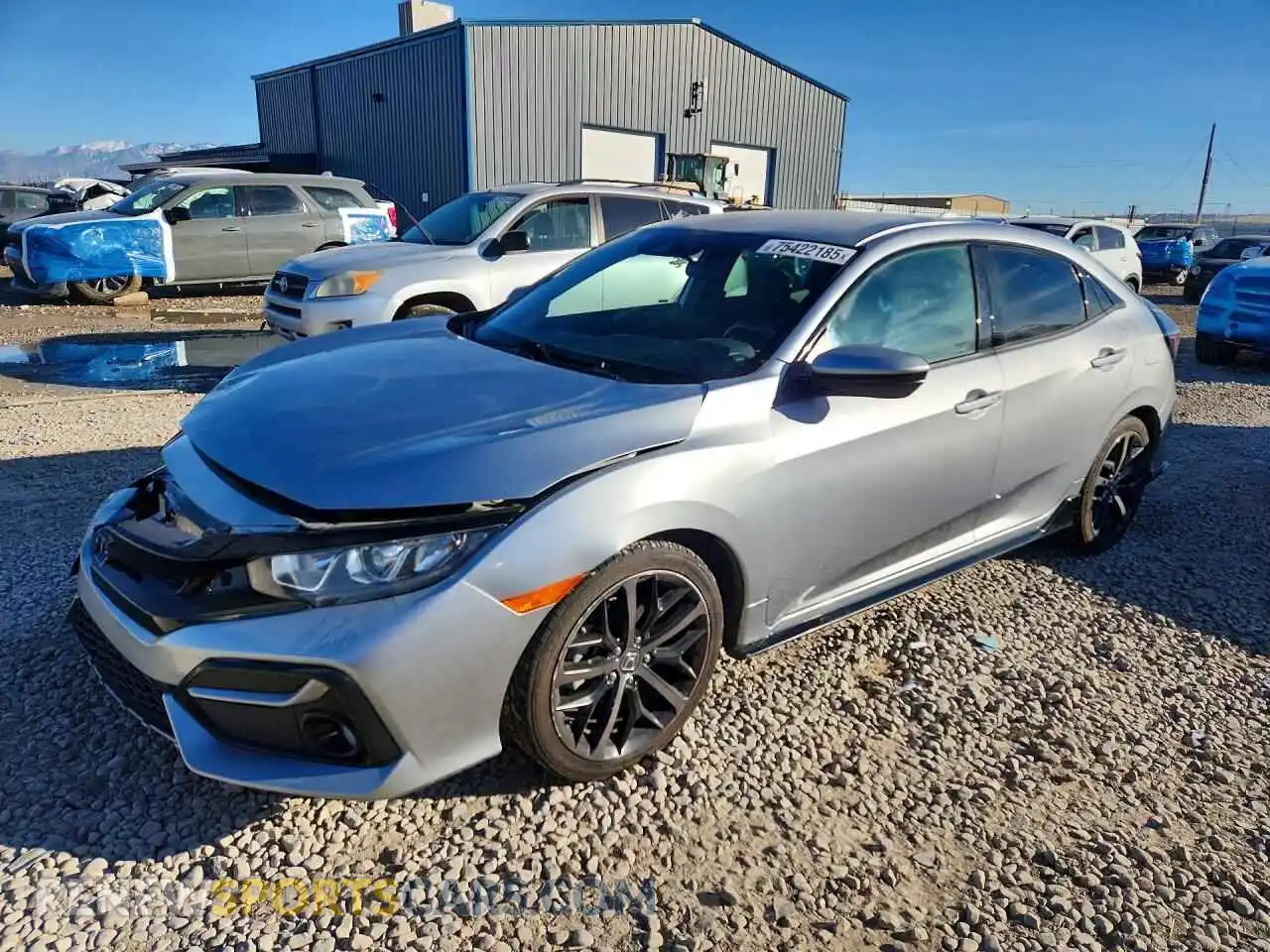 1 Photograph of a damaged car SHHFK7H4XMU204153 HONDA CIVIC 2021