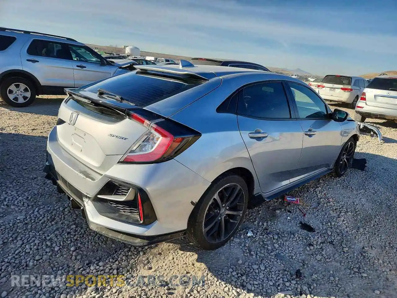 3 Photograph of a damaged car SHHFK7H4XMU204153 HONDA CIVIC 2021