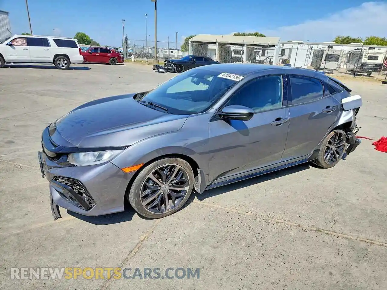 1 Photograph of a damaged car SHHFK7H4XMU210275 HONDA CIVIC 2021