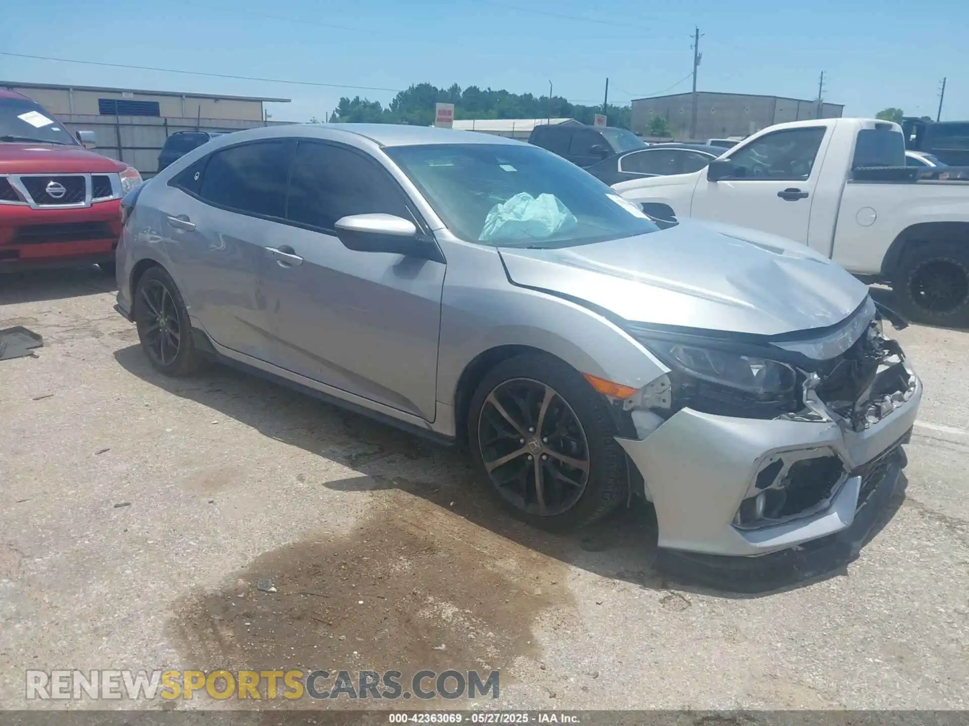 1 Photograph of a damaged car SHHFK7H4XMU214150 HONDA CIVIC 2021