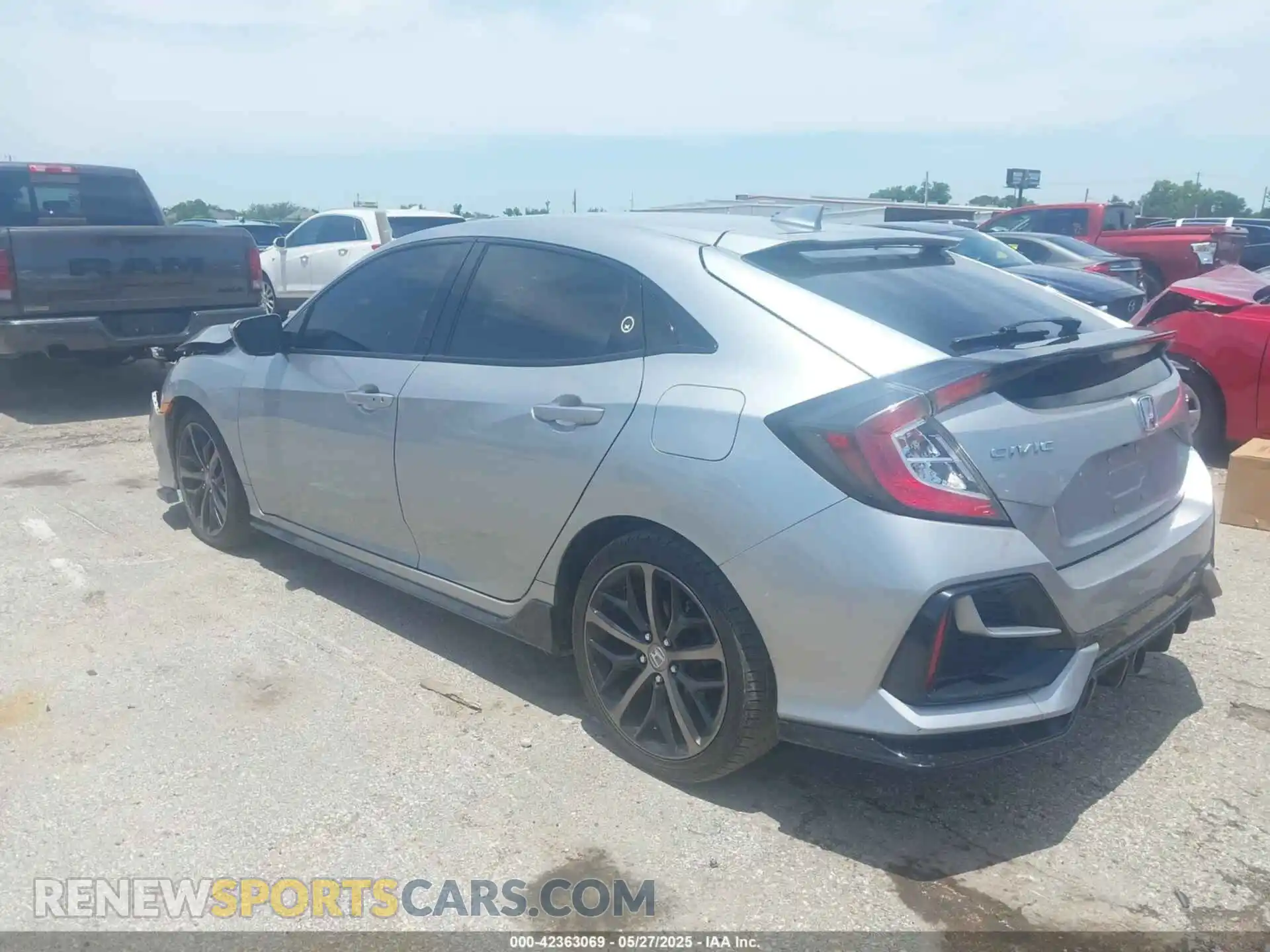 3 Photograph of a damaged car SHHFK7H4XMU214150 HONDA CIVIC 2021