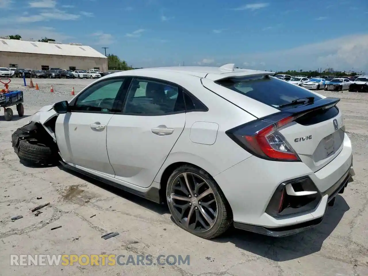 2 Photograph of a damaged car SHHFK7H4XMU219901 HONDA CIVIC 2021