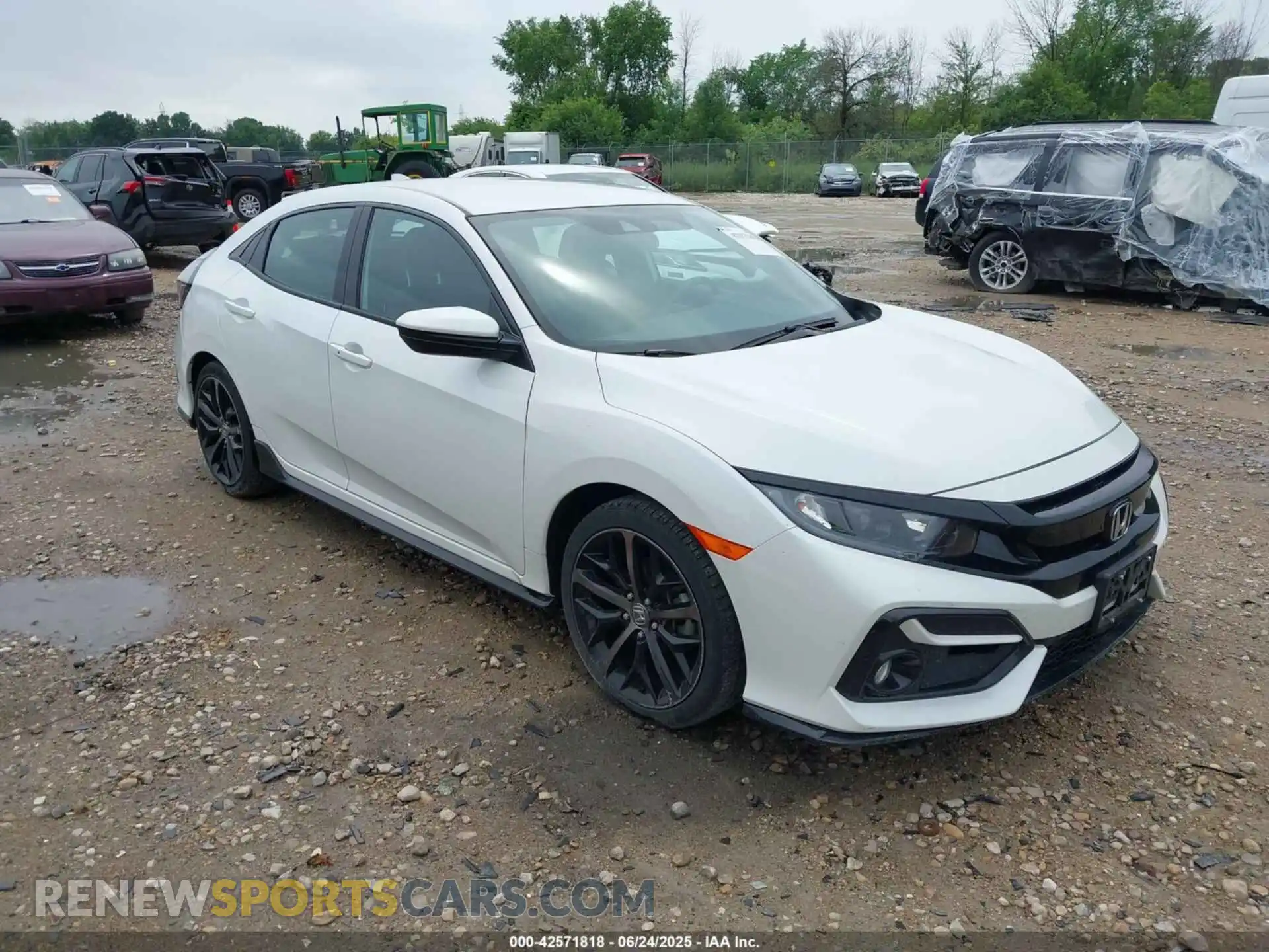 1 Photograph of a damaged car SHHFK7H4XMU221079 HONDA CIVIC 2021