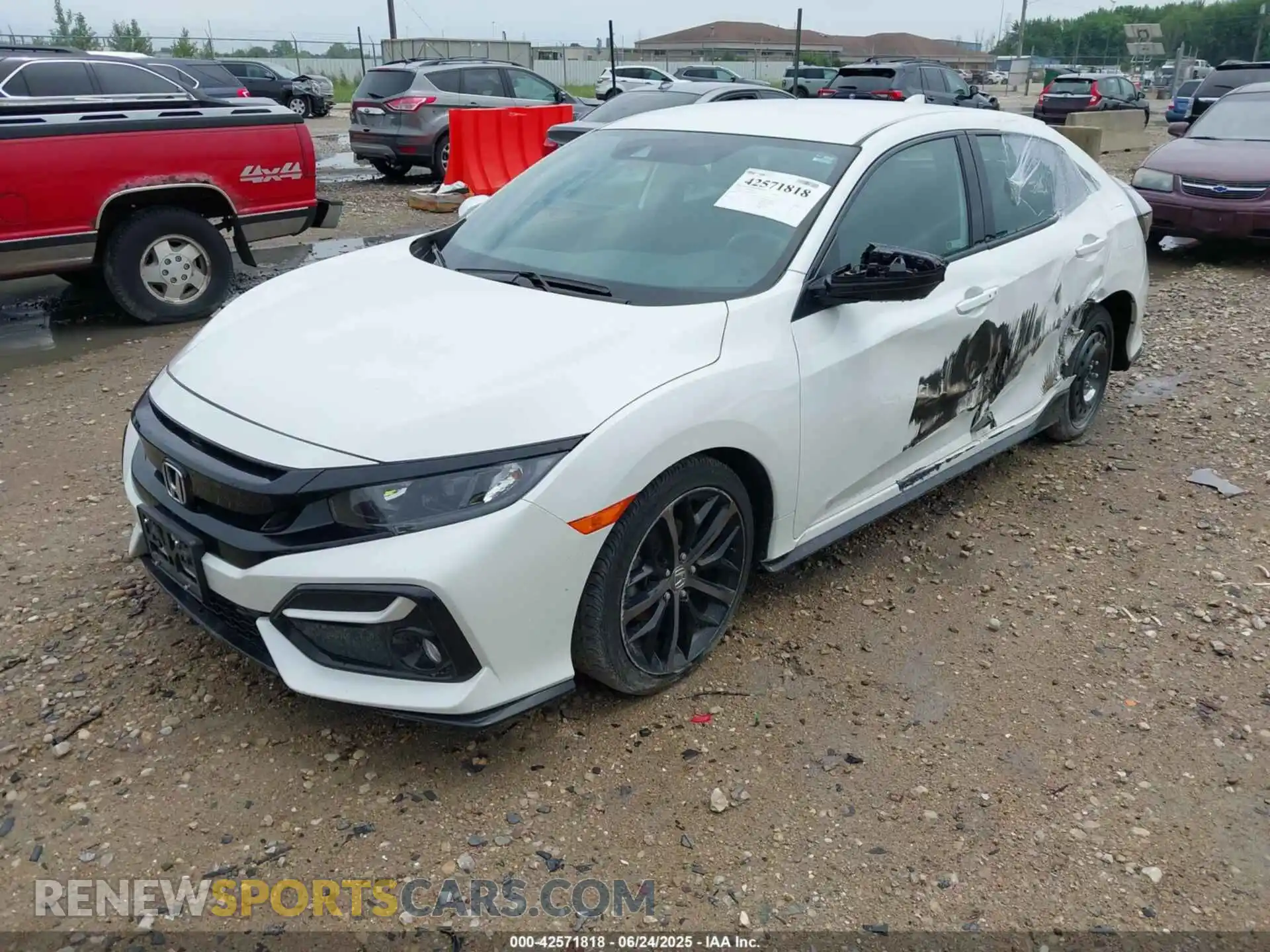 2 Photograph of a damaged car SHHFK7H4XMU221079 HONDA CIVIC 2021