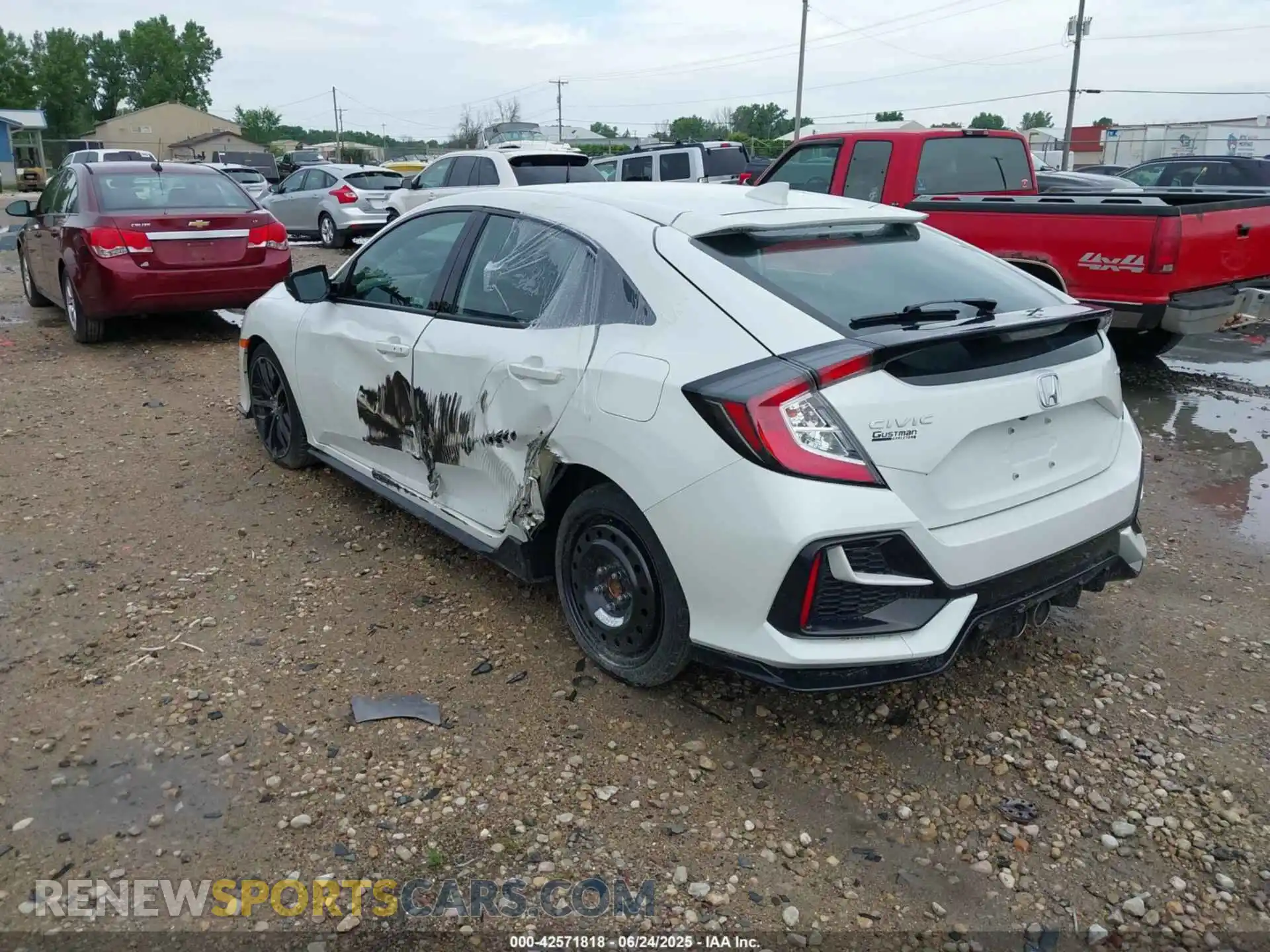 3 Photograph of a damaged car SHHFK7H4XMU221079 HONDA CIVIC 2021