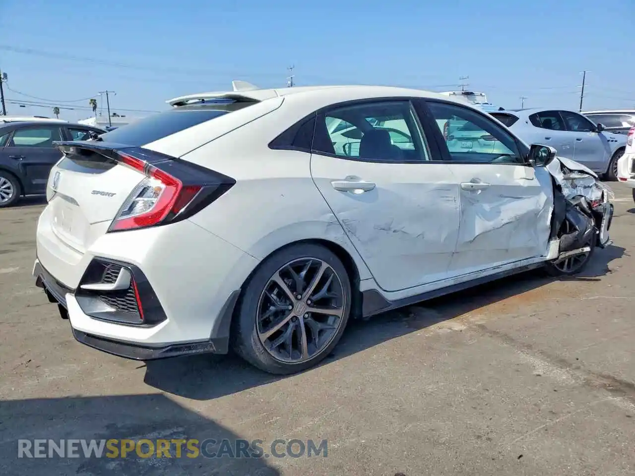 3 Photograph of a damaged car SHHFK7H4XMU403784 HONDA CIVIC 2021