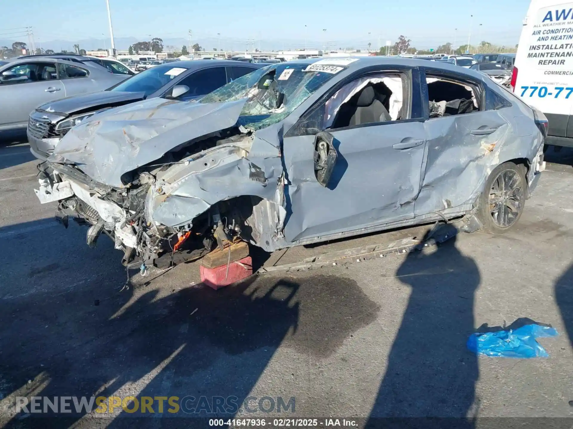 2 Photograph of a damaged car SHHFK7H4XMU407169 HONDA CIVIC 2021