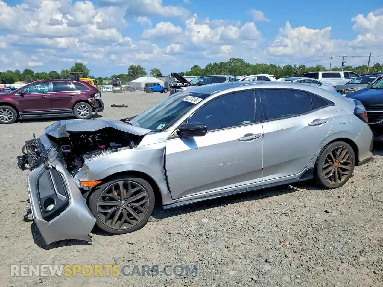 1 fotografías del automóvil dañado SHHFK7H4XMU409214 HONDA CIVIC 2021